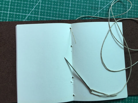 tutorial - make a leather journal 14
