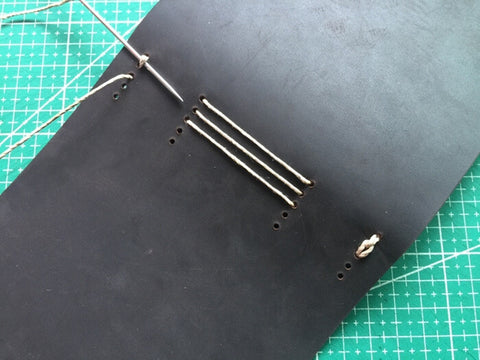 tutorial - make a leather journal 38