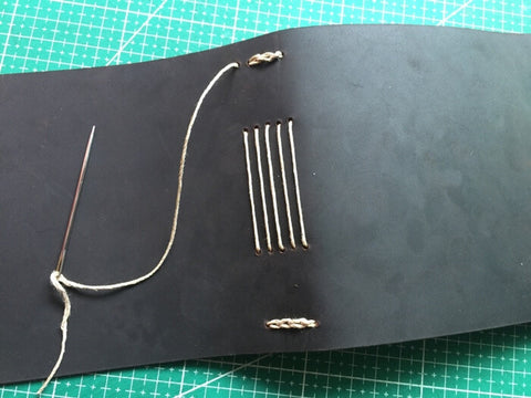 tutorial - make a leather journal 40