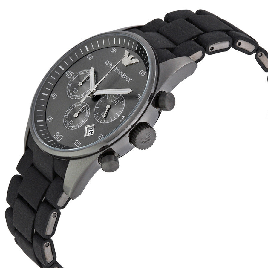Emporio Armani AR5889 Emporio Sport Chronograph Black Dial Men's Watch -  32° Watches