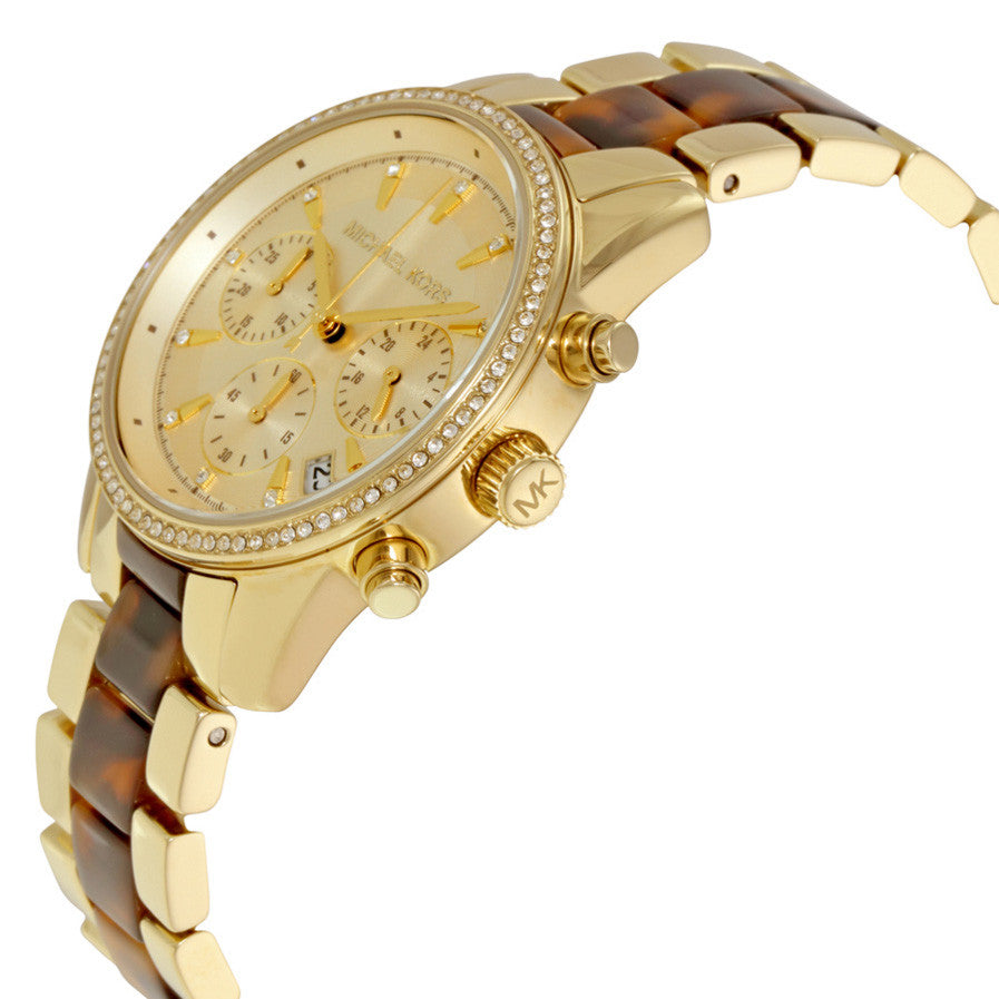 michael kors ritz gold watch