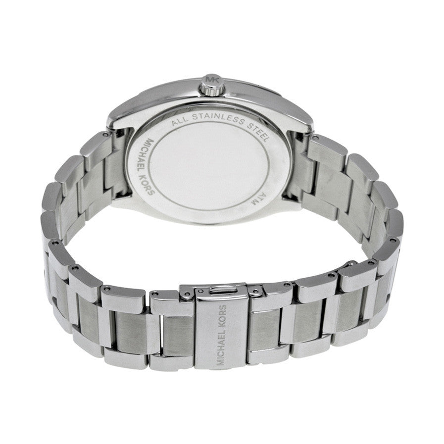 michael kors bryn silver dial stainless steel