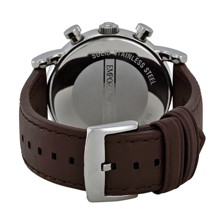 Emporio Chronograph Brown Dial Brown 