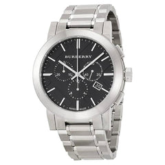 Burberry BU1350 Heritage Silver Dial Stainless Steel Watch - 32° Watches