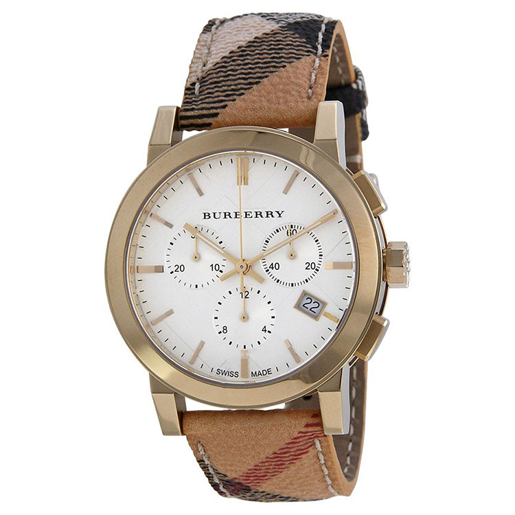 Chronograph White Dial Haymarket Check 