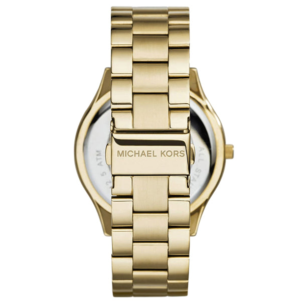 Michael Kors MK3435 Slim Runway Quartz Rose Gold-tone Stainless Steel  Ladies Watch - 32° Watches