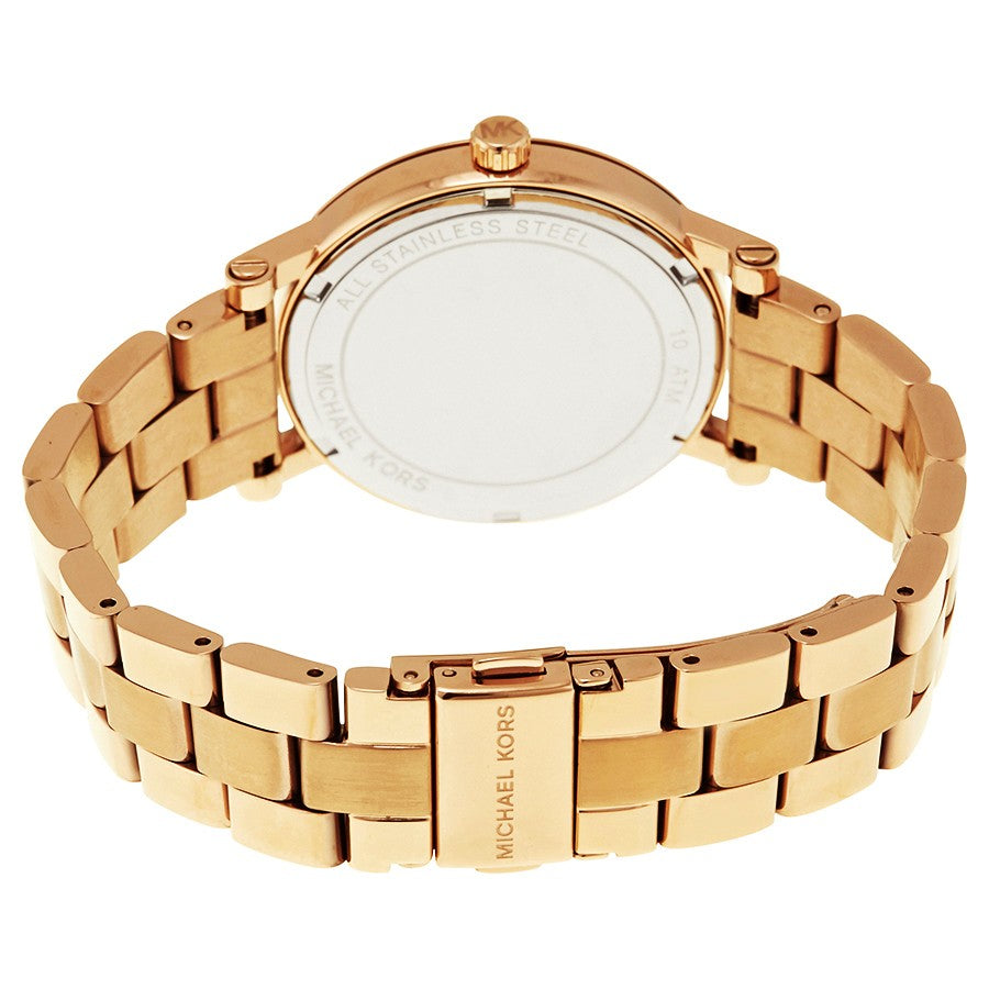 Michael Kors MK3585 Norie Black Dial Ladies Rose Gold Tone Watch - 32°  Watches