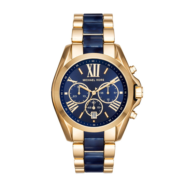 Michael Kors MK6268 Bradshaw Blue Dial Chronograph Men's Watch - 32° Watches