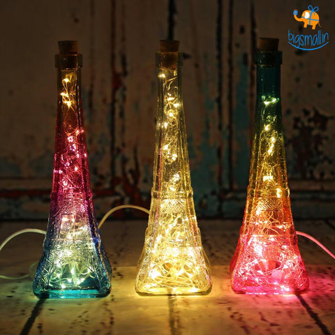 Eiffel Tower Bottle Lamp