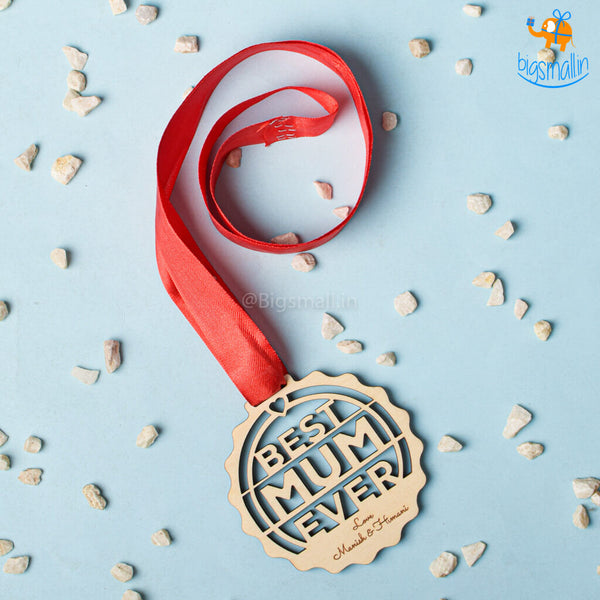 Personalized Best Mum Wooden Medal | COD Not Available