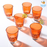 Colorful Tinted Glasses - Set of 6