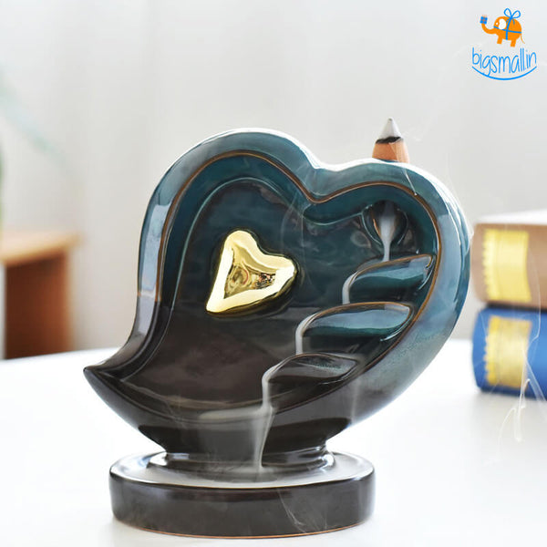 Heart-Shaped Backflow Incense Burner