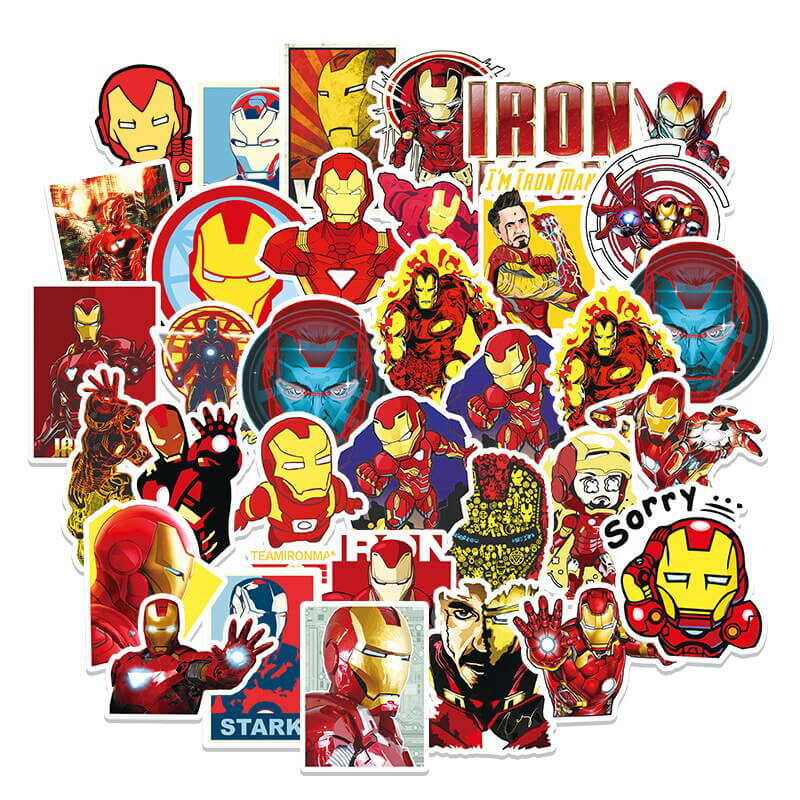 Iron Man Sticker Set– Bigsmall.in