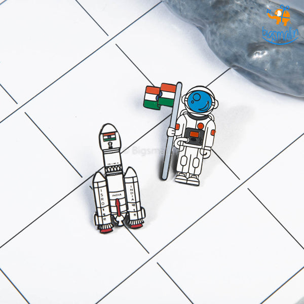 ISRO India Lapel Pin - Set of 2