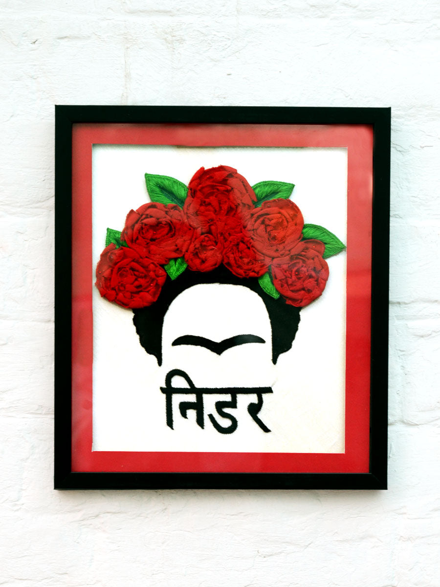 Nidar Frida Kahlo Wall Art Krafted With Happiness