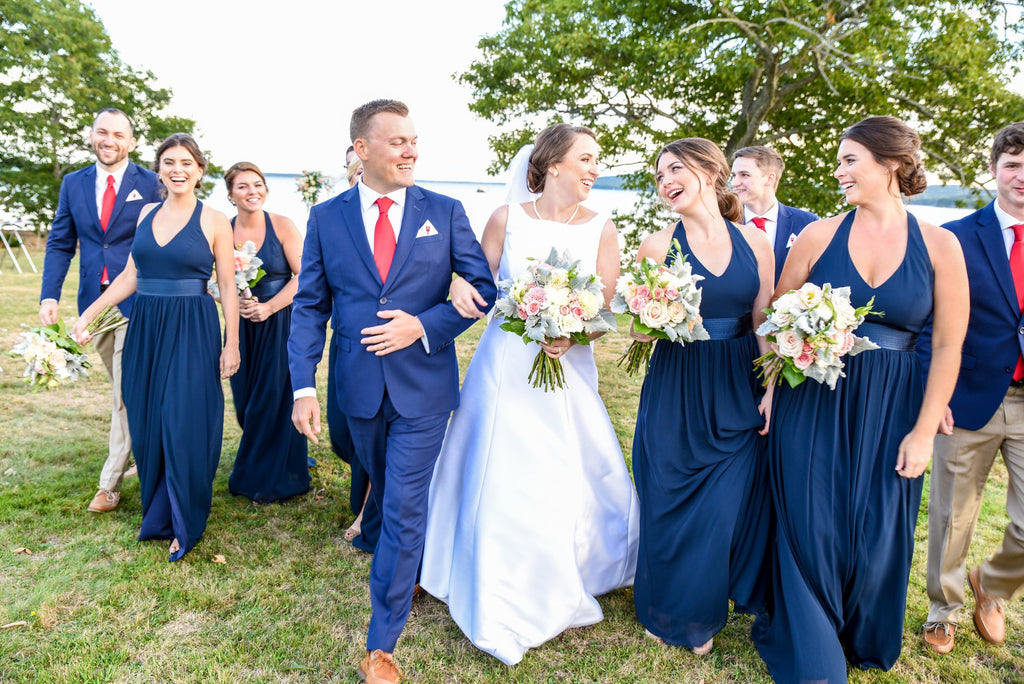 Summer wedding on the coast of Maine