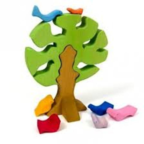 birds in a tree puzzle for toddlers