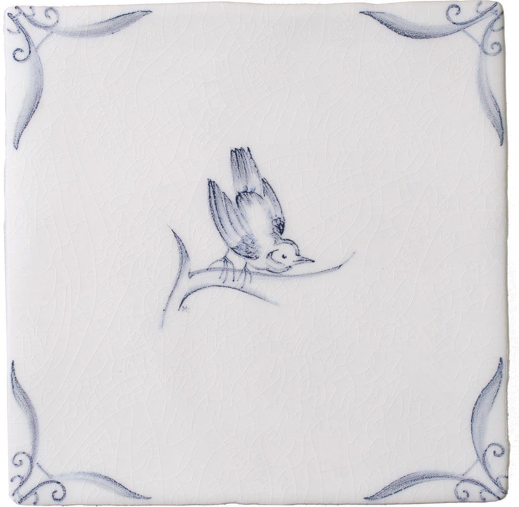 Delft bird tiles by Marlborough