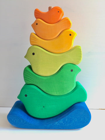 stacking birds puzzle for toddlers
