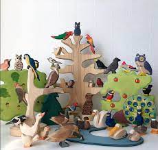 bird figurine play set for toddlers
