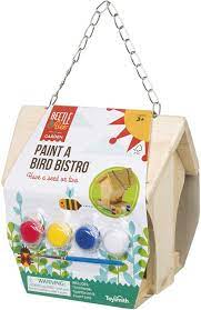 paint a bird feeder set for toddlers