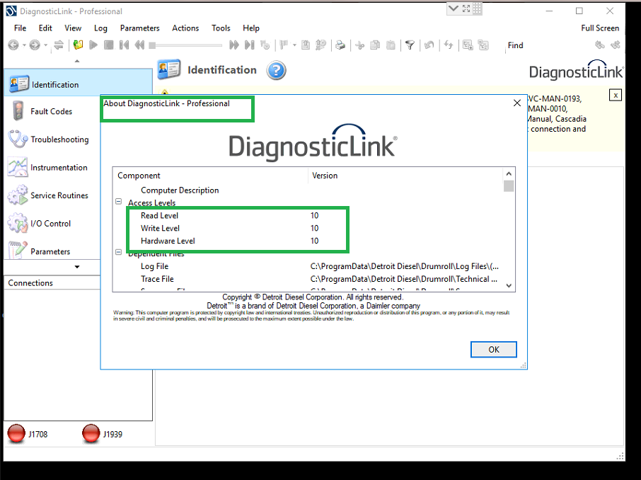 detroit diesel diagnostic link free download