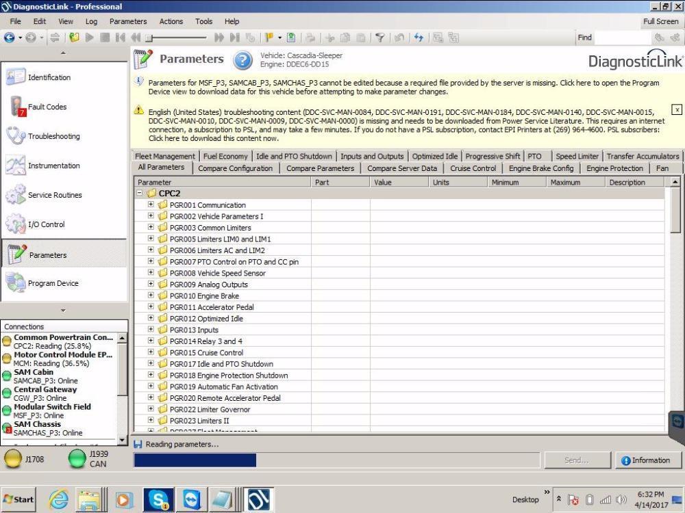 detroit diesel diagnostic link dddl