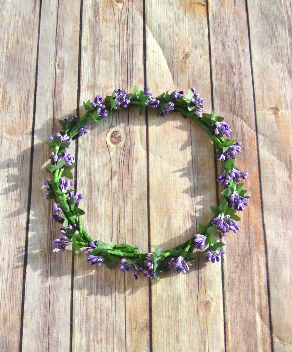 Download Lavender Lilac Flower Crown Halo - maidenlaneboutique