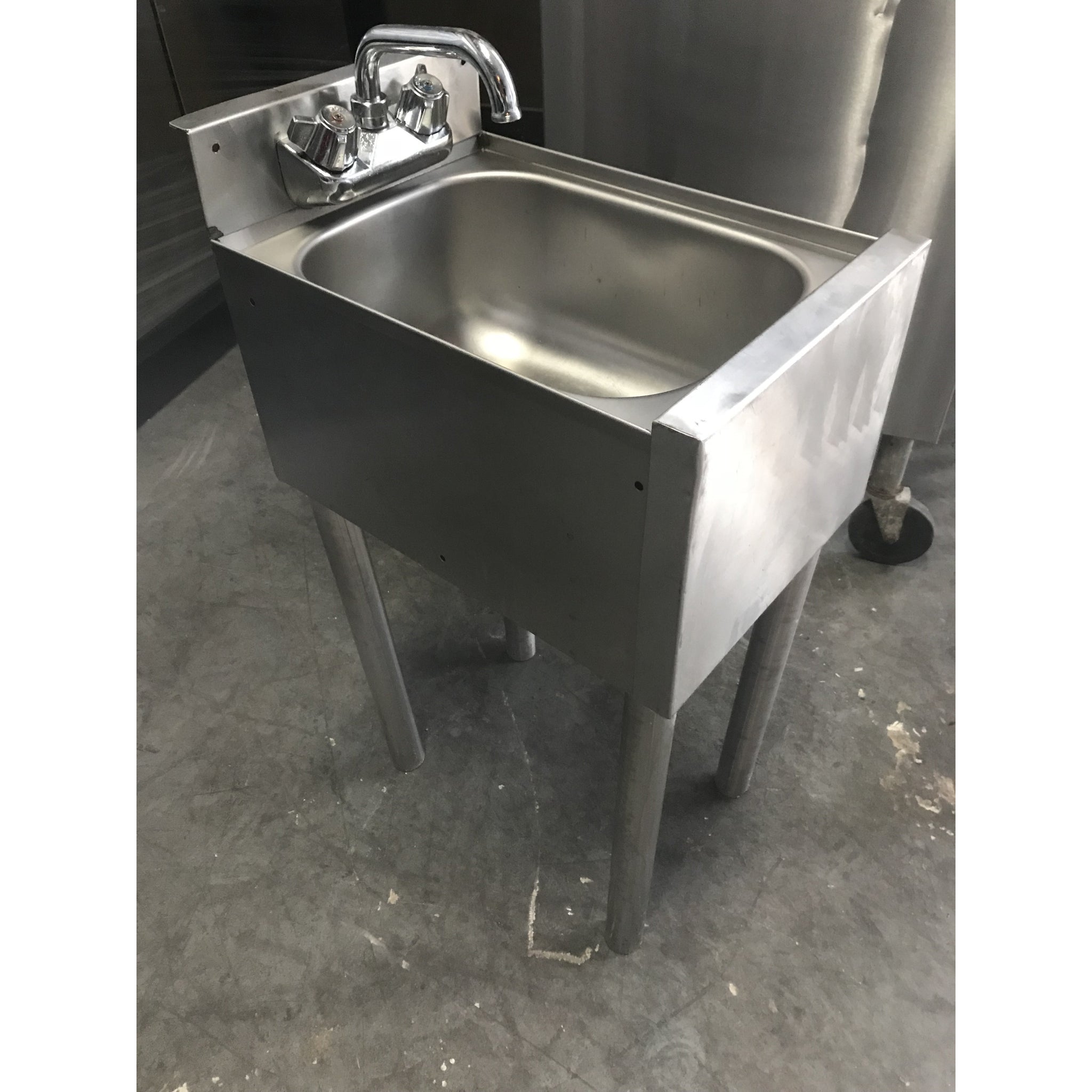 Used 12 Under Bar Hand Sink Unit Stainless Steel Nsf