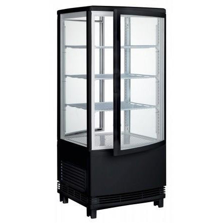 Winco Crd 1k Black Countertop Refrigerated Beverage Display