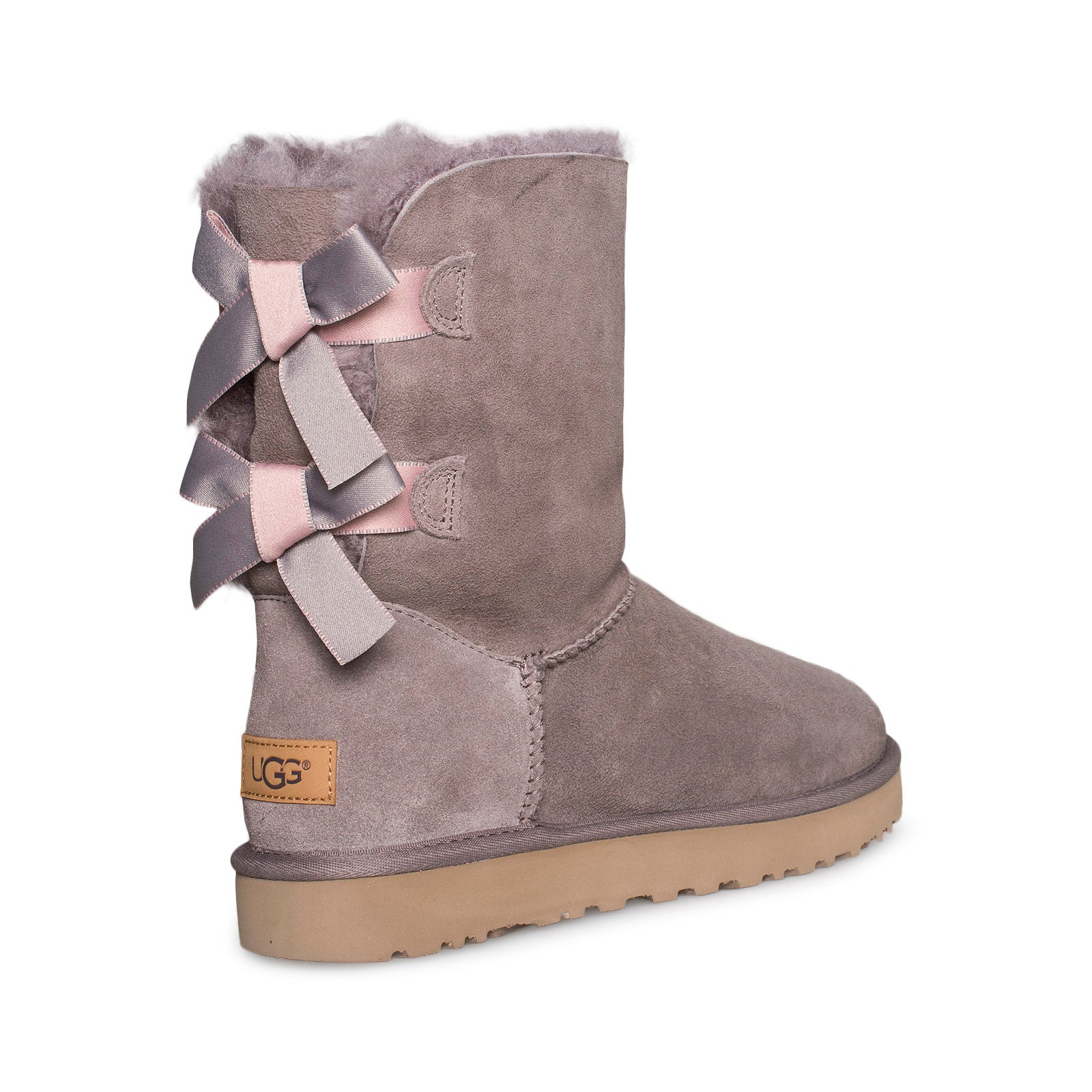 ugg grey bow