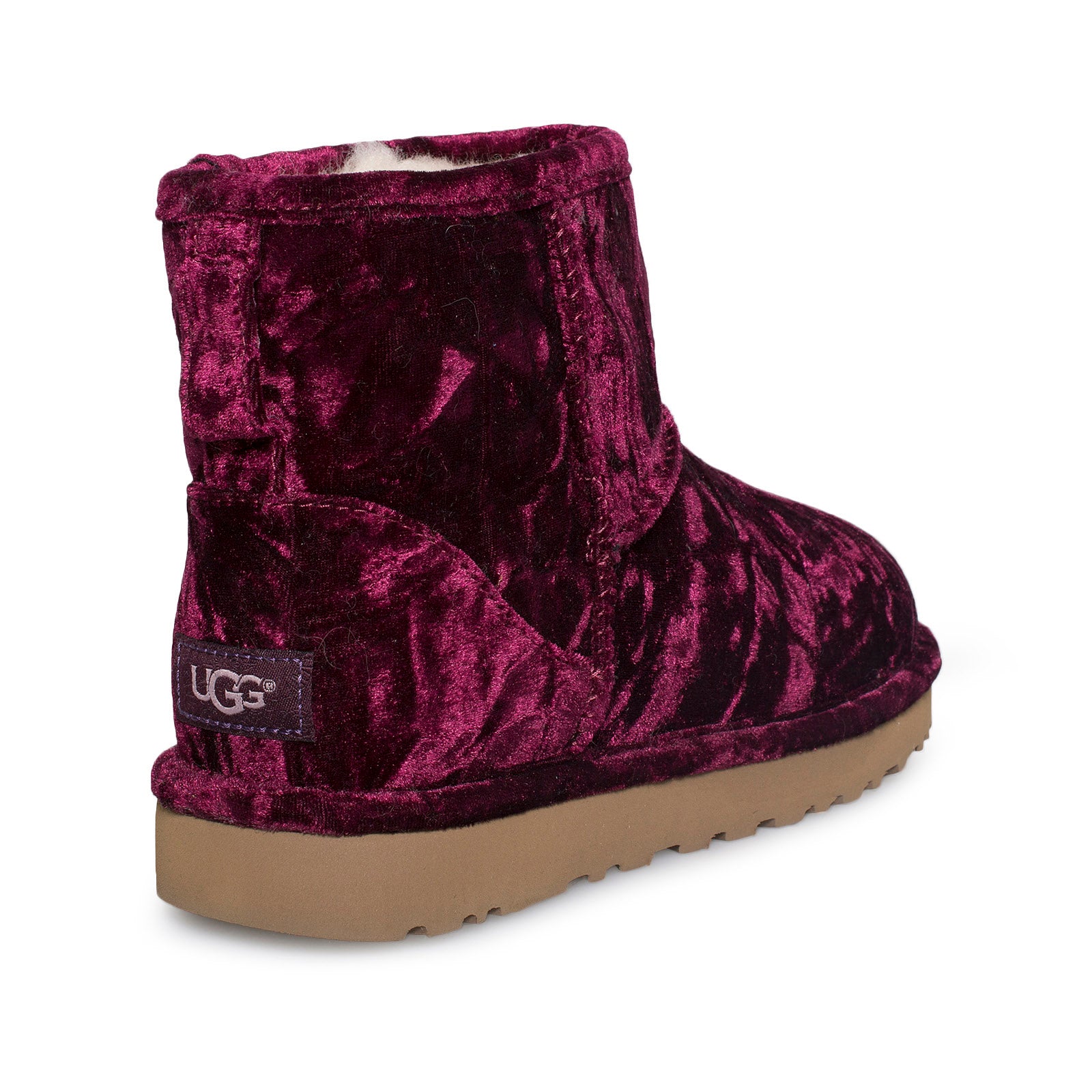 crushed velvet uggs