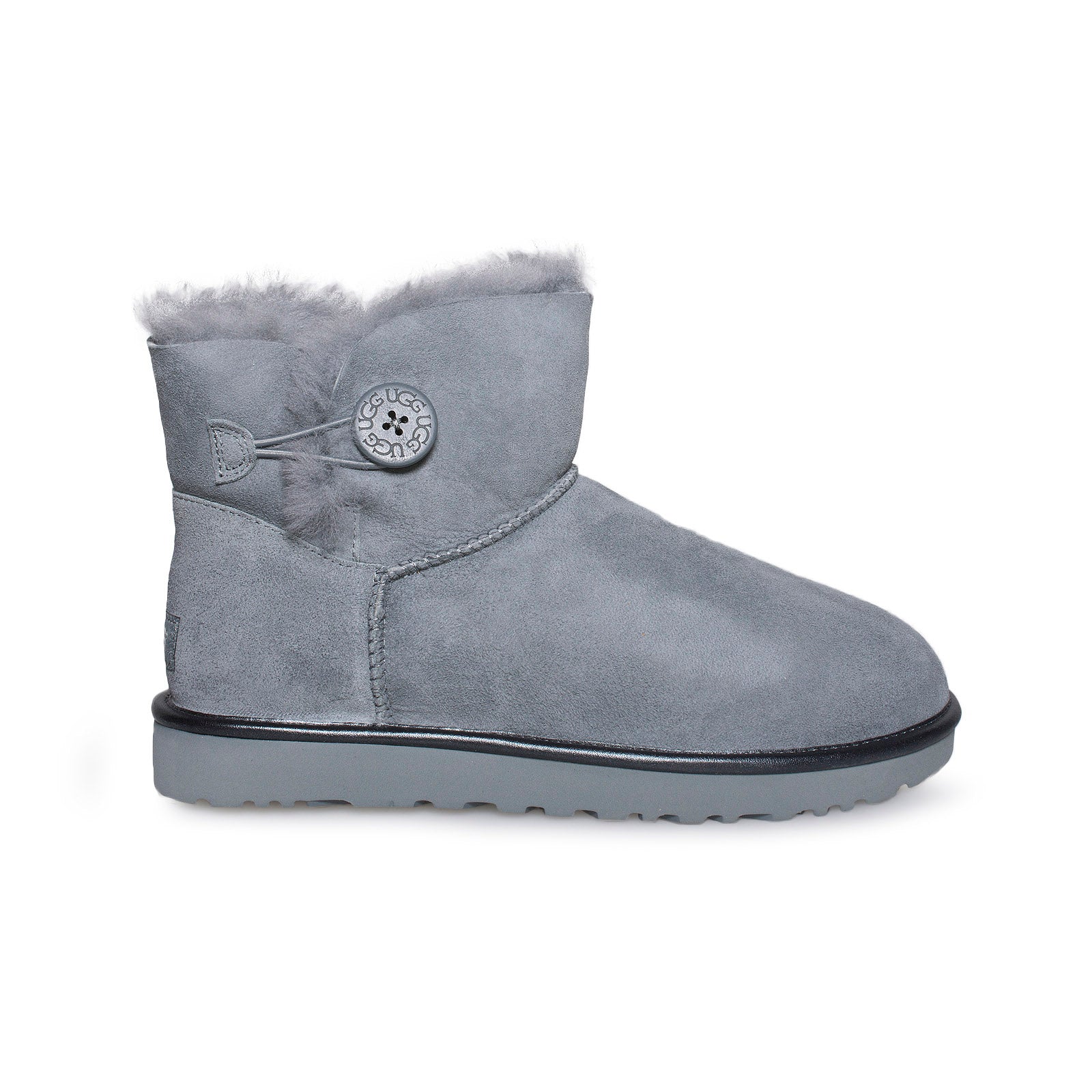 ugg mini bailey button ii metallic