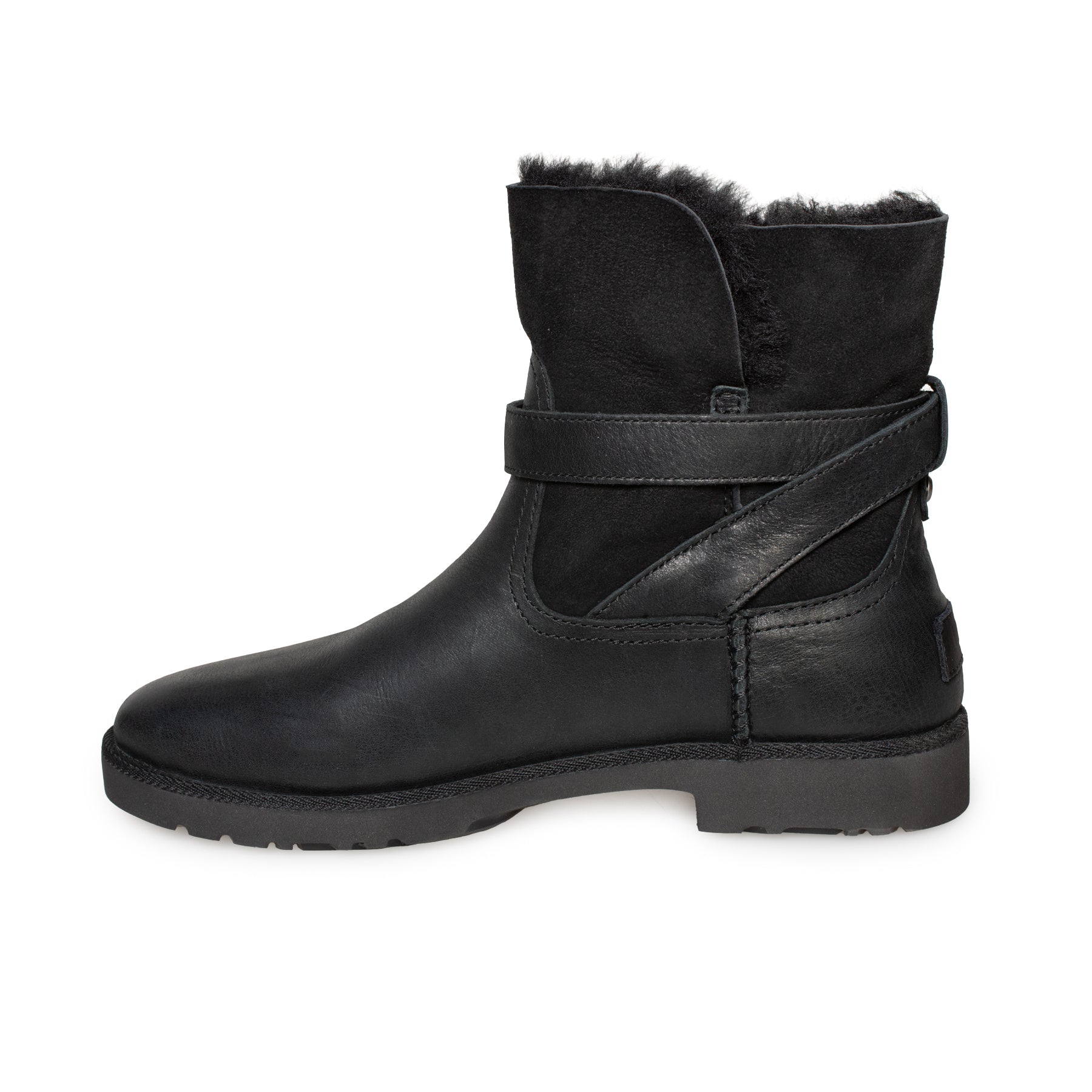 UGG Romely Buckle Black Boots - Women's – MyCozyBoots