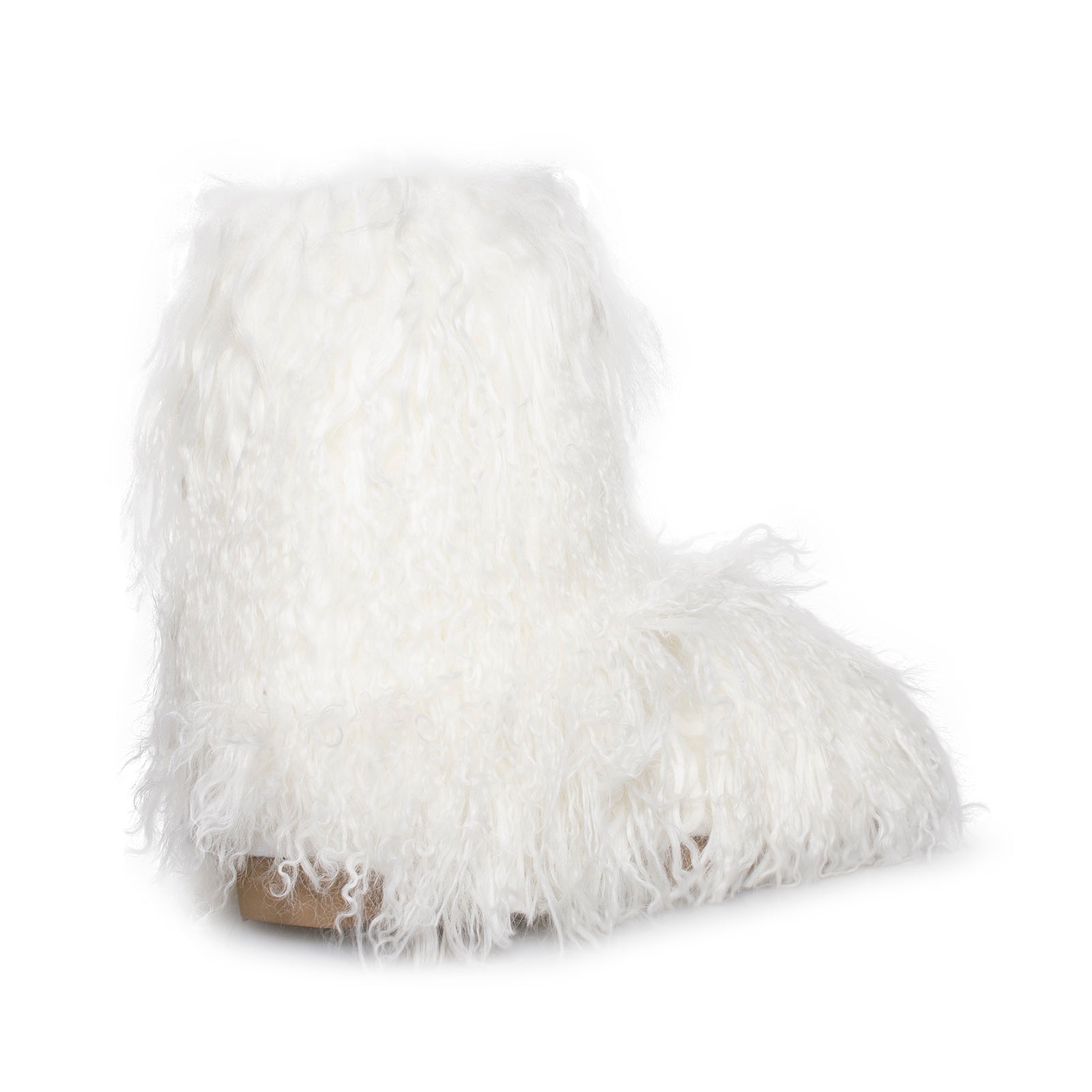 white ugg fluff momma boots