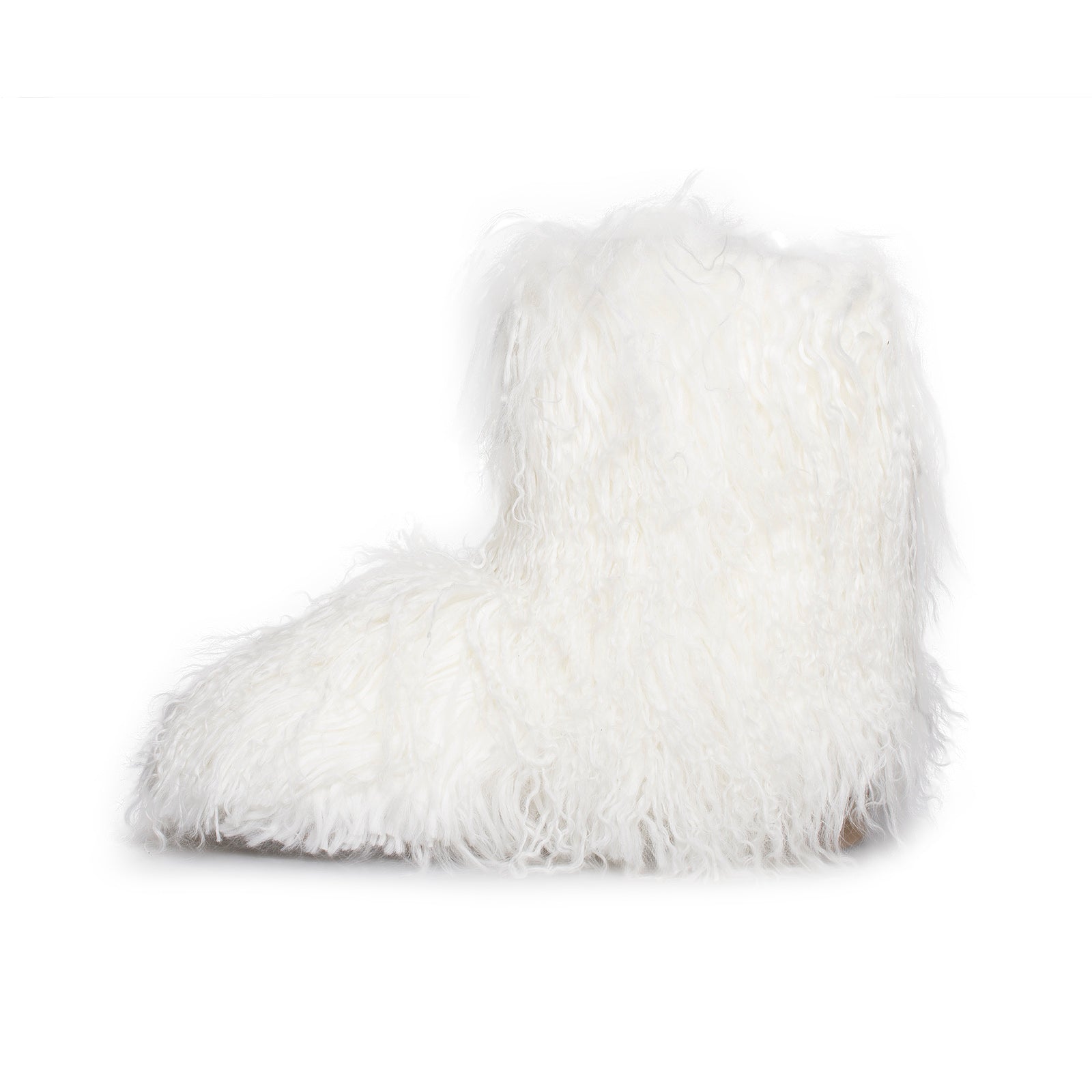 UGG Fluff Momma Mongolian White Boots - MyCozyBoots