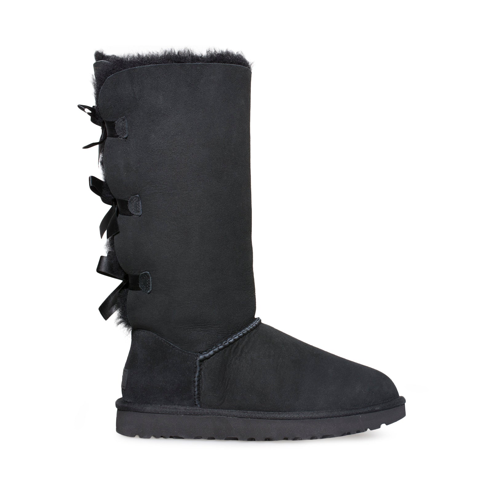 UGG Bailey Bow Tall II Black Boots – MyCozyBoots