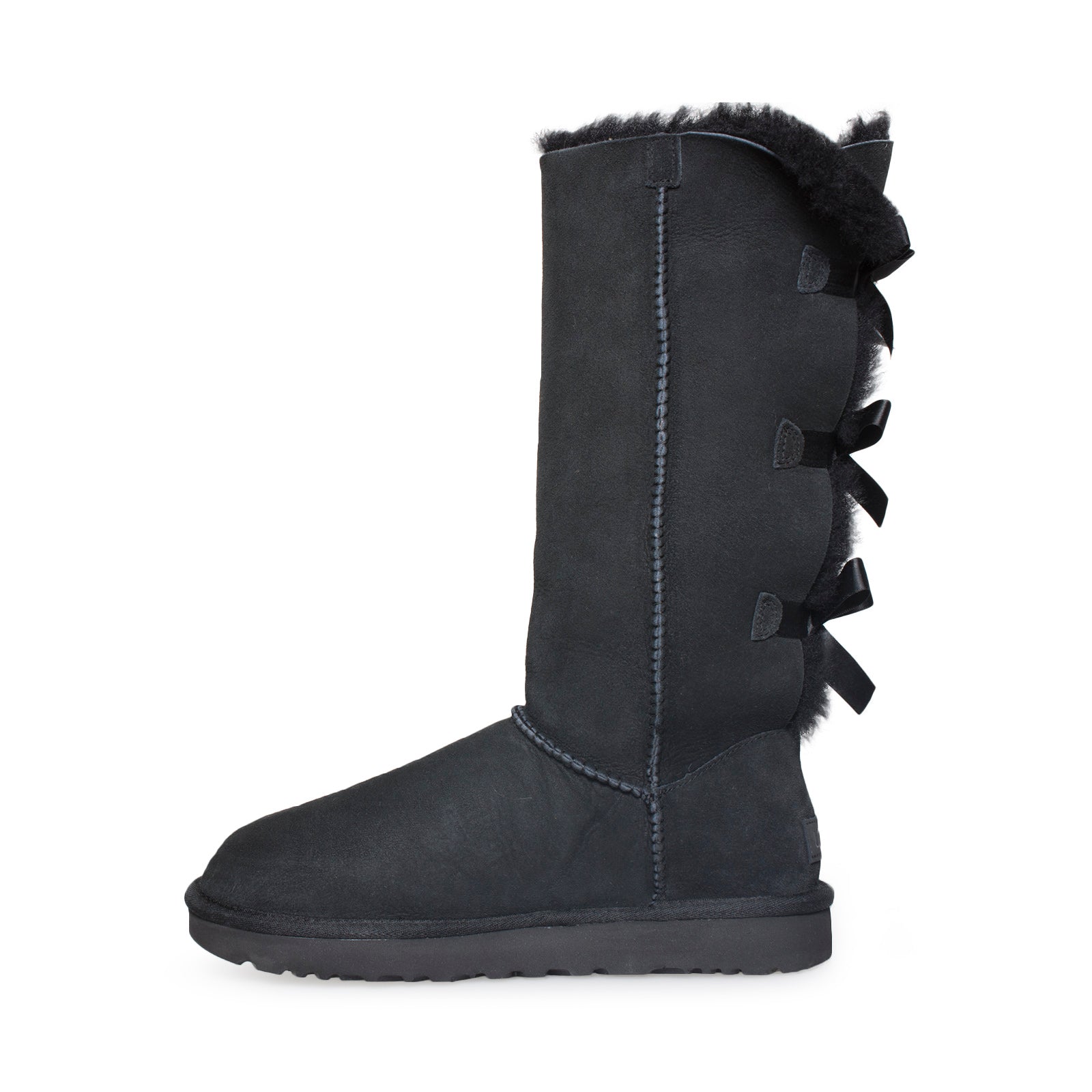 UGG Bailey Bow Tall II Black Boots – MyCozyBoots