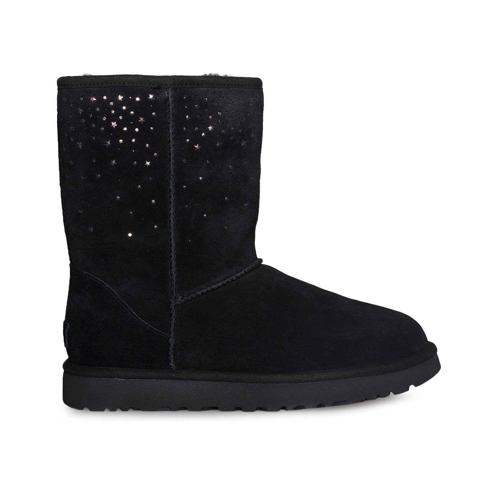 UGG Classic Short Stargirl Black Boots 