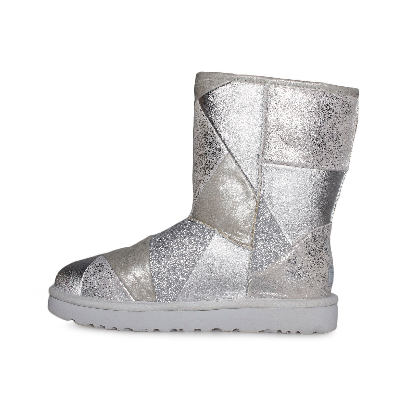 silver patchwork uggs