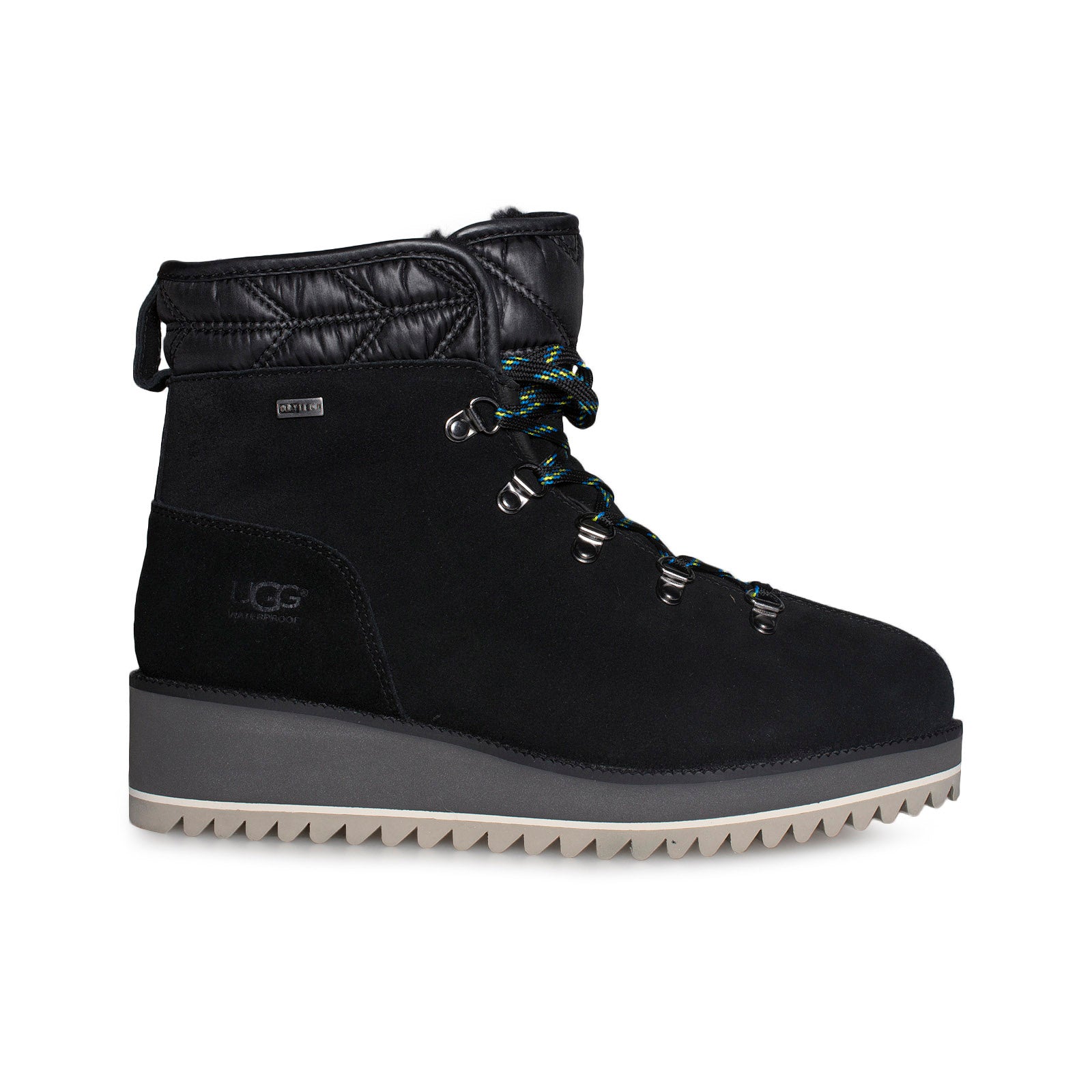 UGG Birch Lace-Up Black Boot - Women's - MyCozyBoots