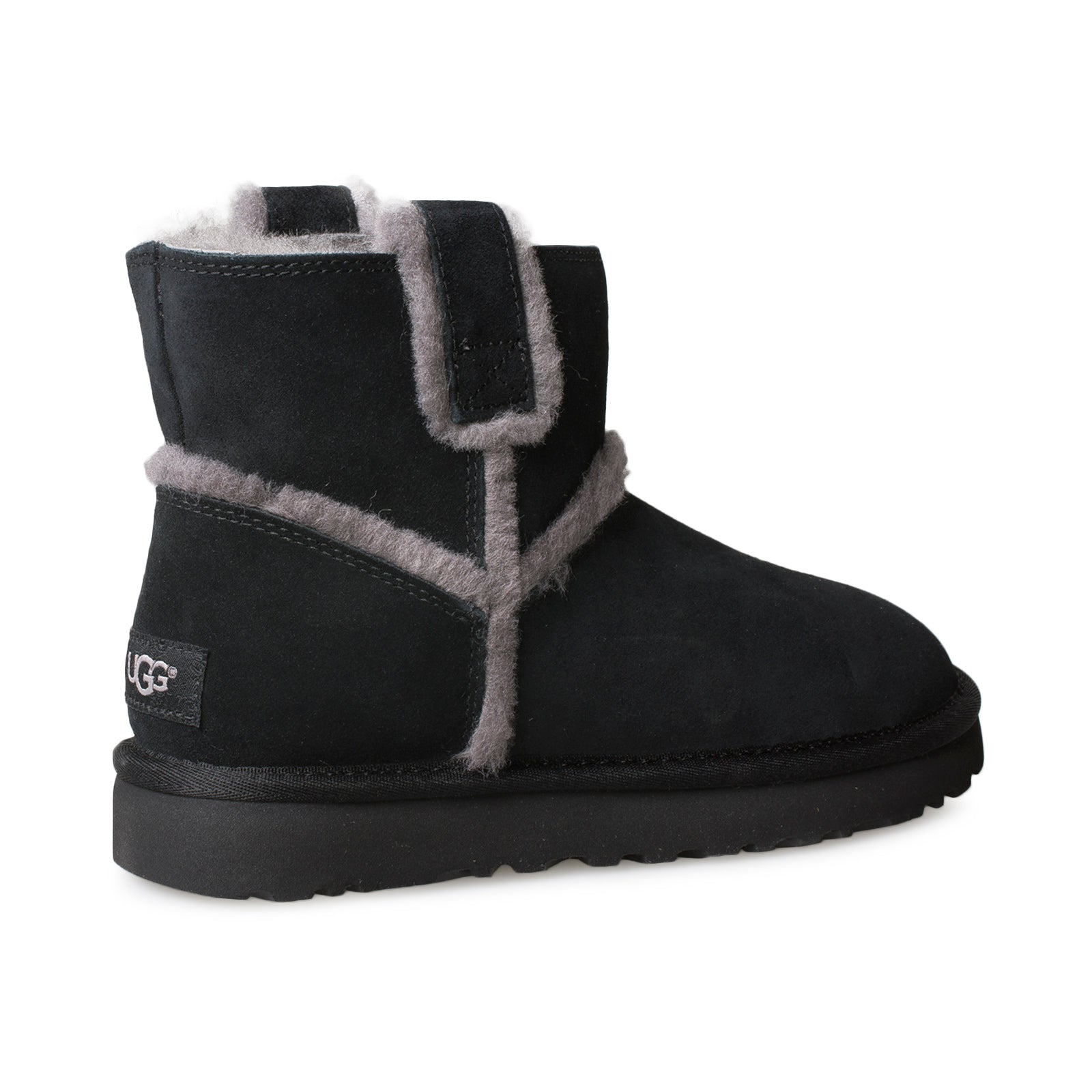 UGG Classic Mini Spill Seam Black Boots - Women's – MyCozyBoots