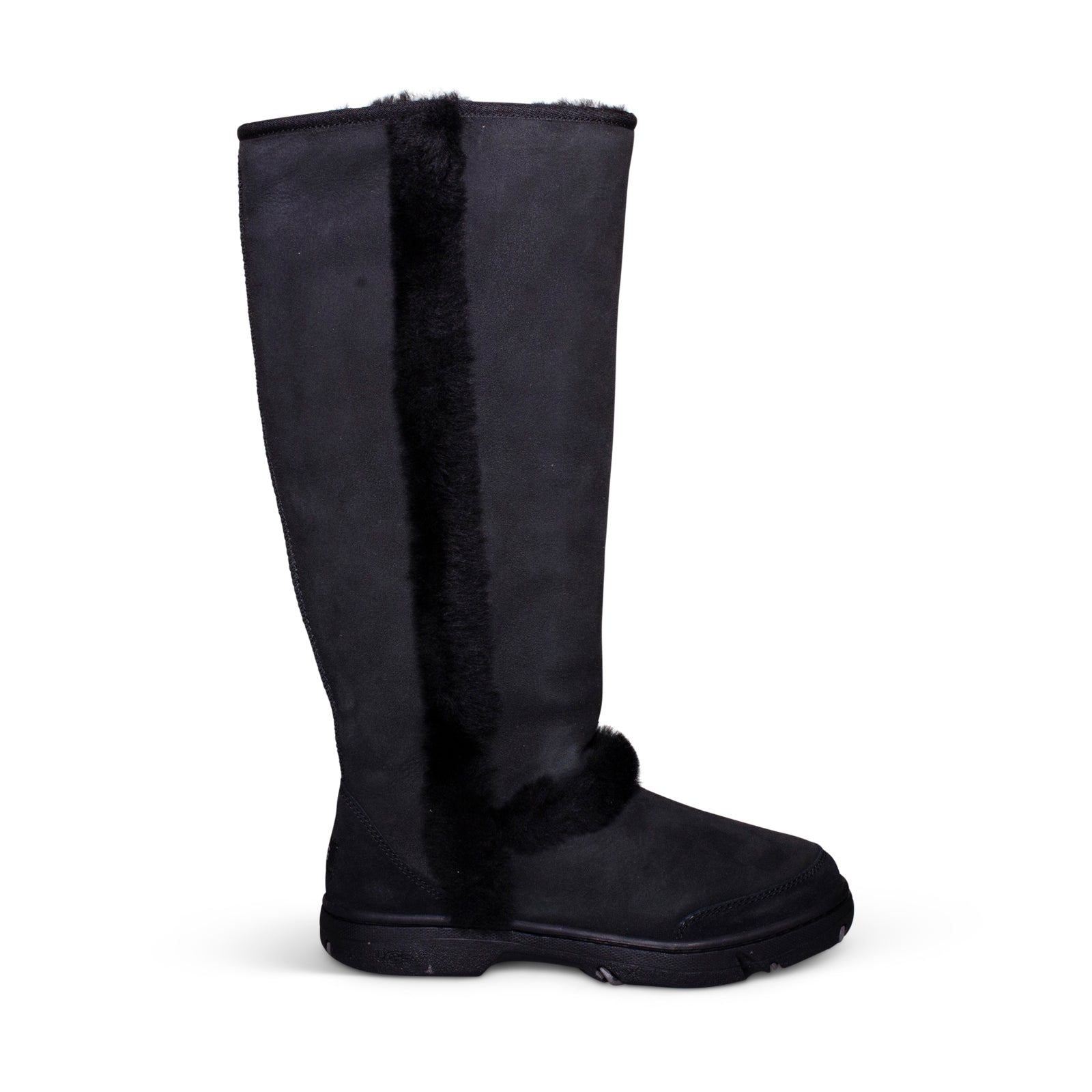 UGG Sunburst Extra Tall Black Boots - Women's – MyCozyBoots