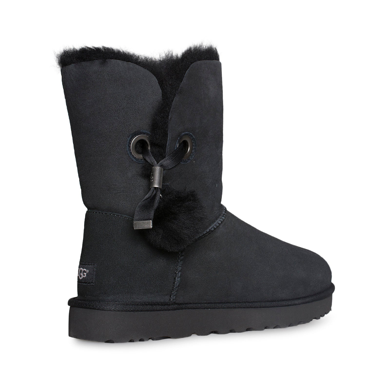 UGG Irina Star Charm Black Boots - Women's - MyCozyBoots