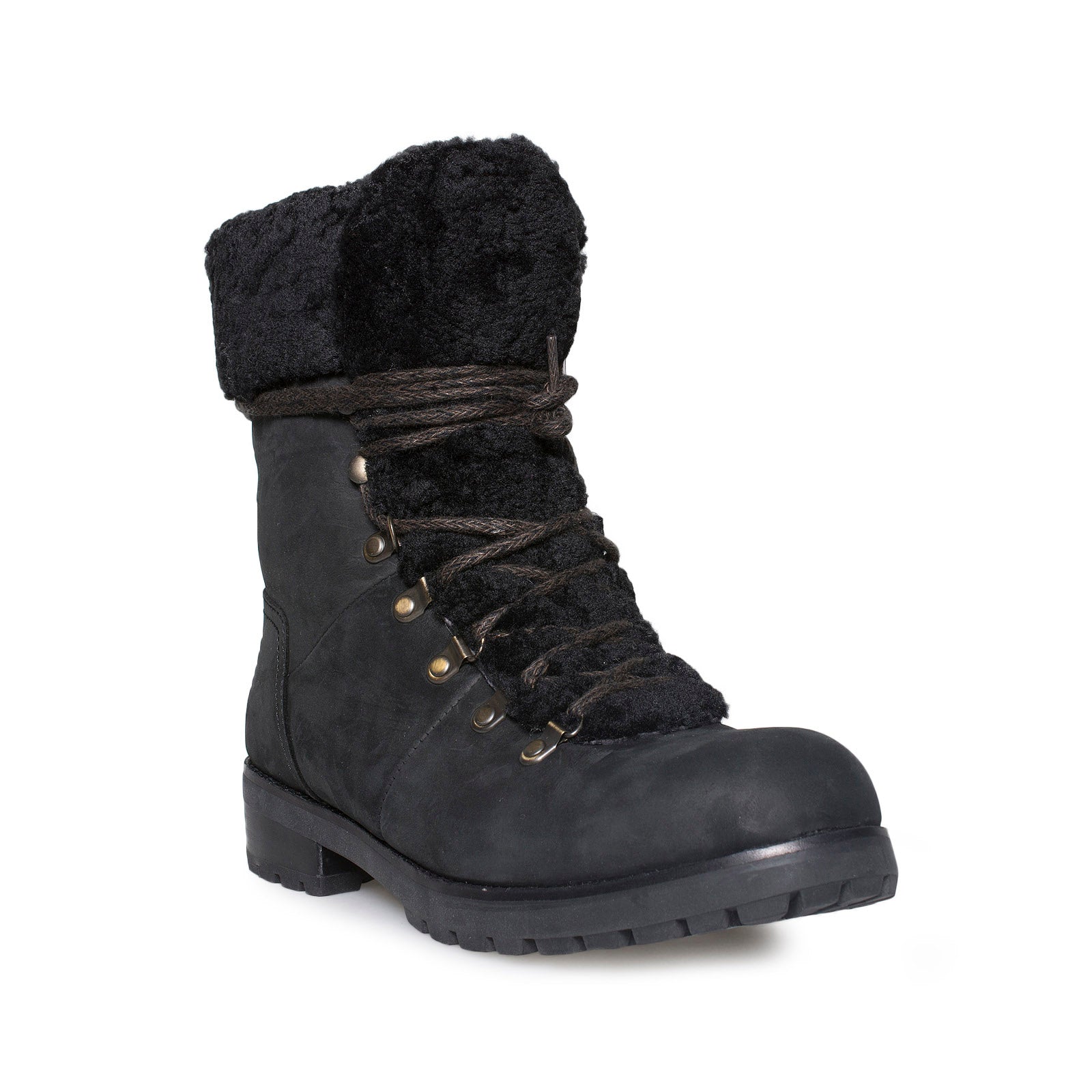 UGG Fraser Black Boots - MyCozyBoots