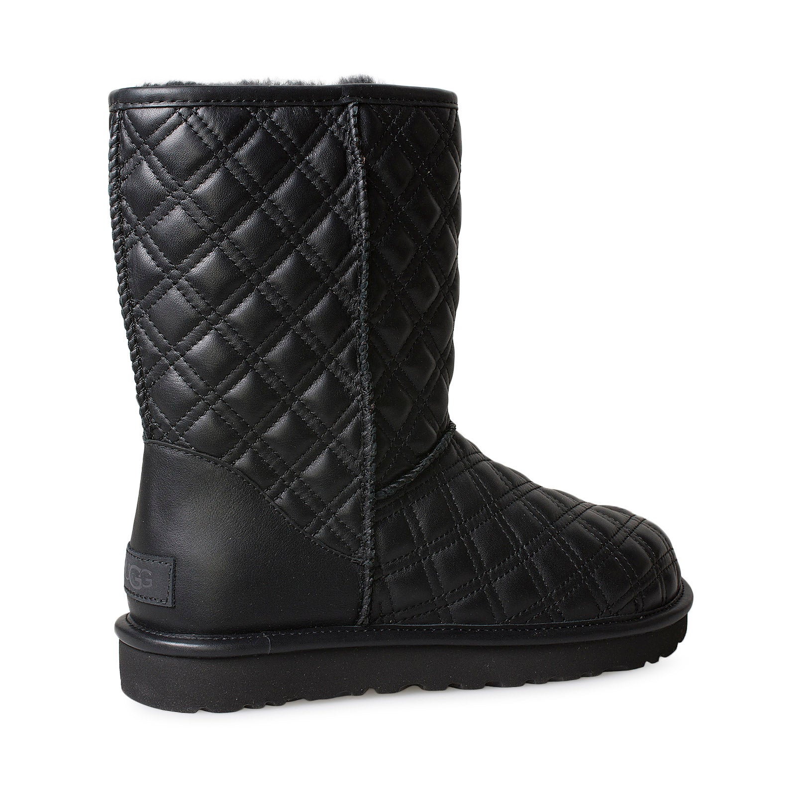 UGG Classic Short II Quilted Black Boots - Women's – MyCozyBoots