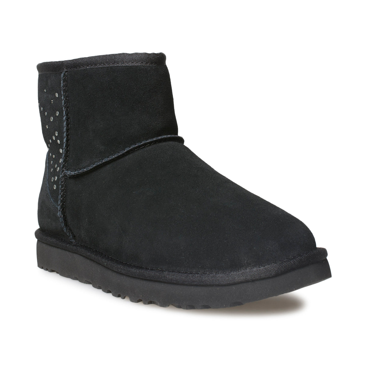 UGG Classic Mini II Studded Black Boots 