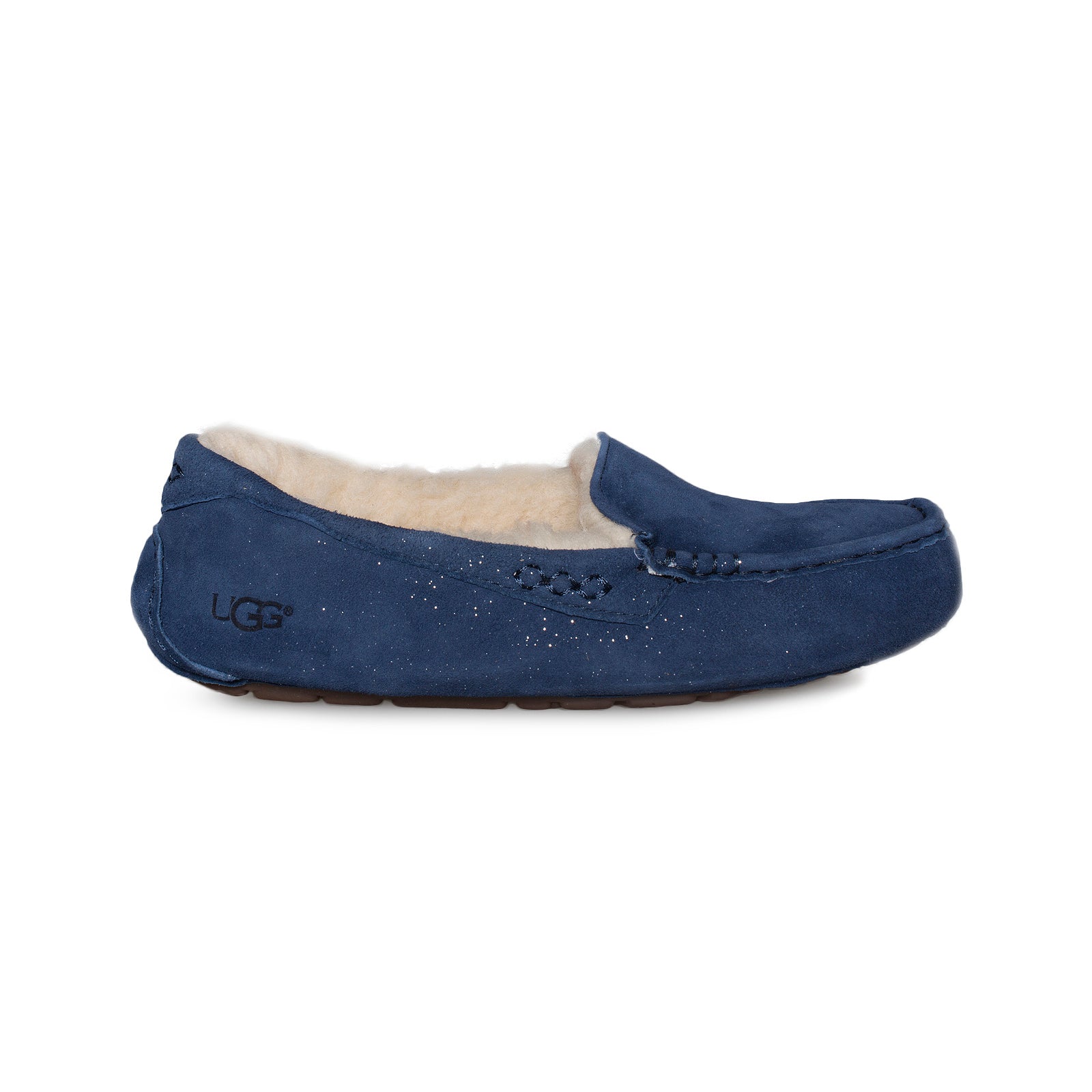 dark blue ugg slippers