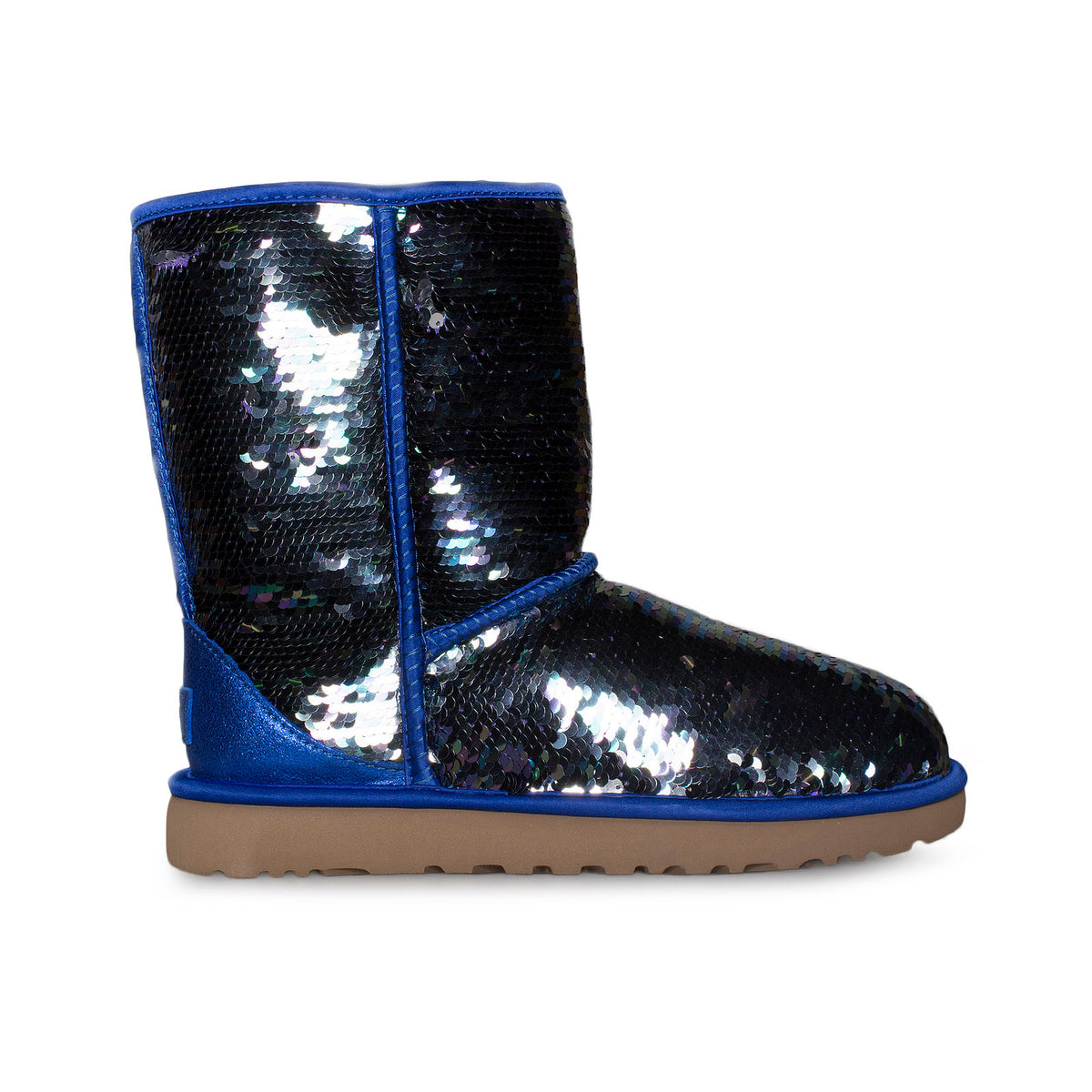 UGG Classic Short Sequin Navy Boots - Women's – MyCozyBoots
