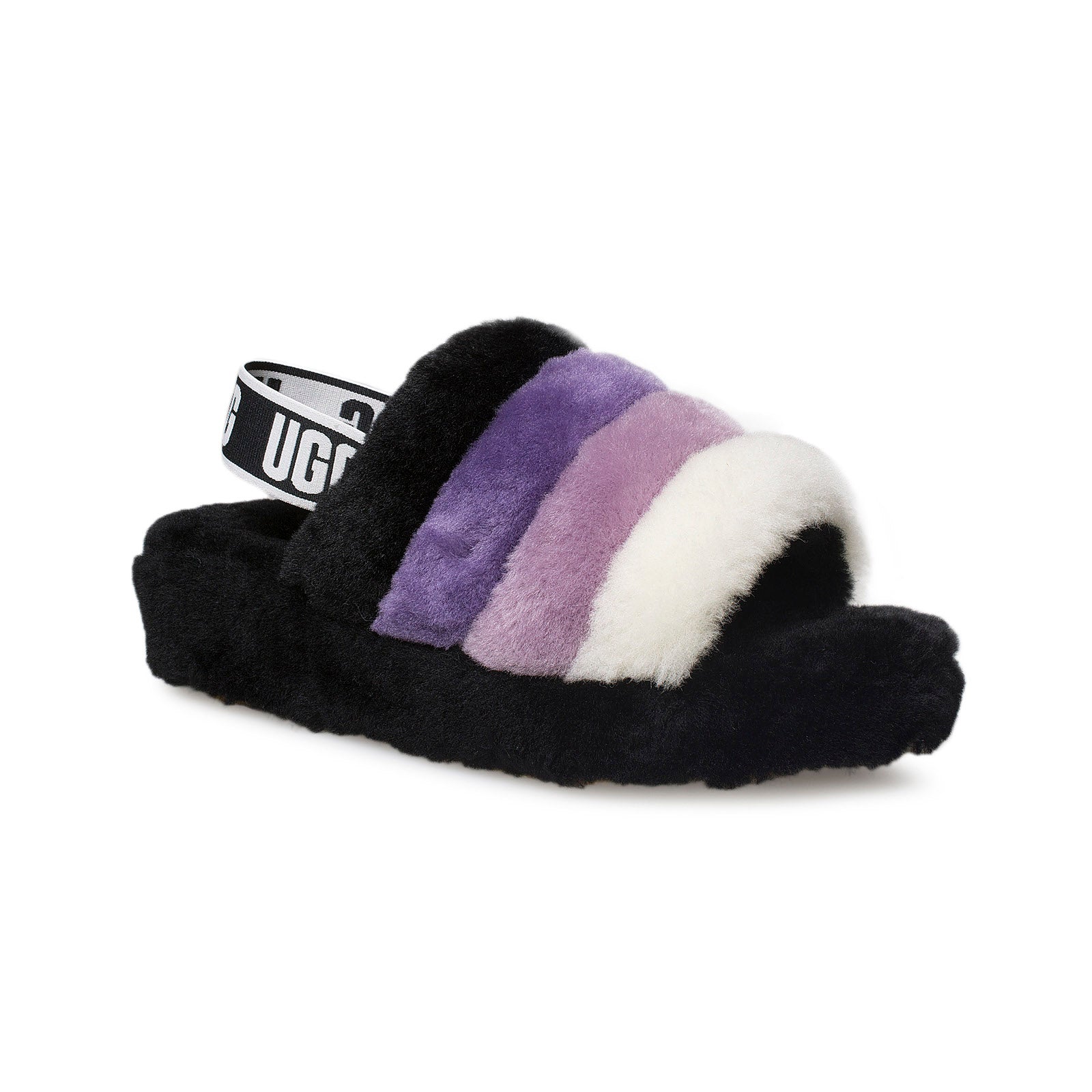 ugg fluff yeah slide purple